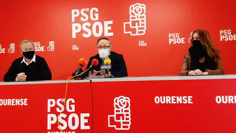O Psoe esíxelle a Baltar que cumpra co pacto de transfugismo Rolde de prensa do Psoe