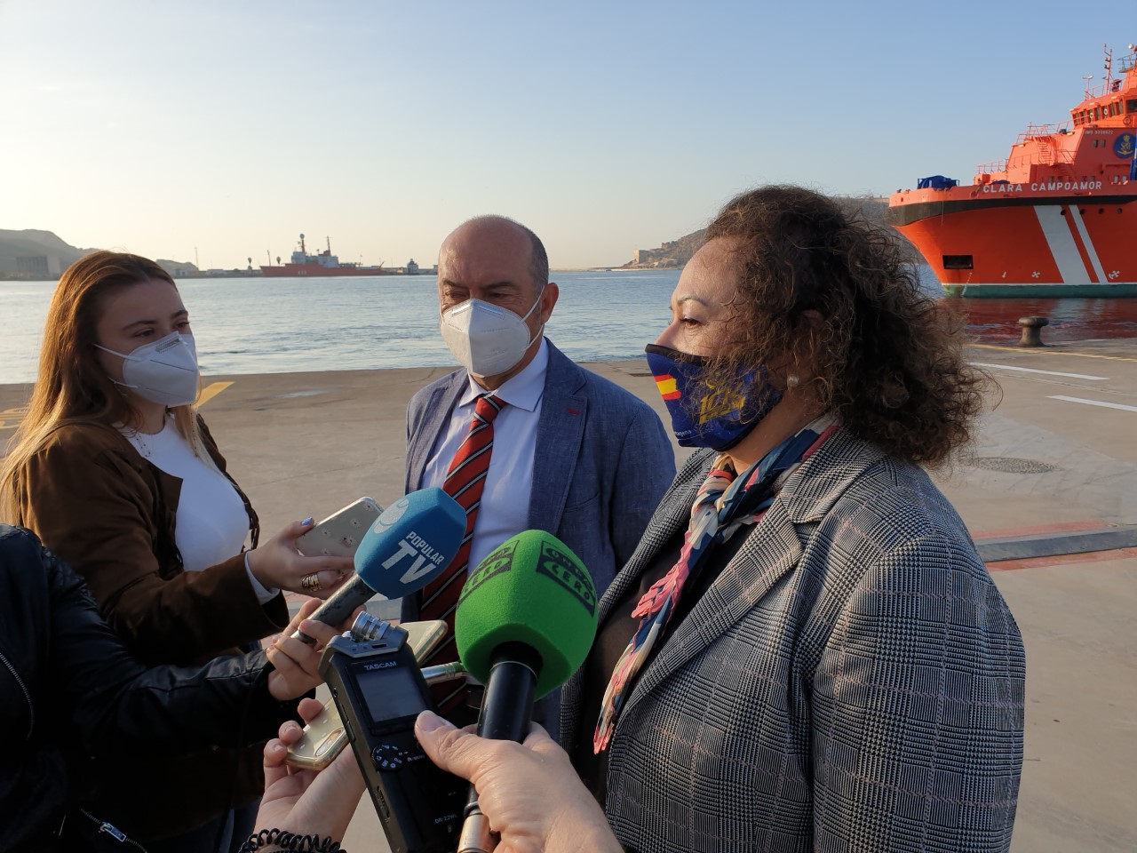 La Presidenta de la Autoridad Portuaria, Yolanda Muñoz, ve muy “dudoso” que antes de fin año se pueda retomar la llegada de algún crucero al puerto de Cartagena La Presidenta de la Autoridad Portuaria, Yolanda Muñoz, ve muy “dudoso” que antes de fin año se pueda retomar la llegada de algún crucero al puerto de Cartagena