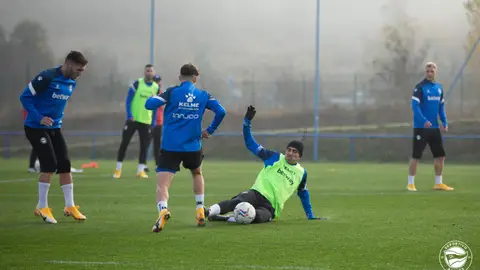 Entrenamiento del Alavés Entrenamiento del Alavés