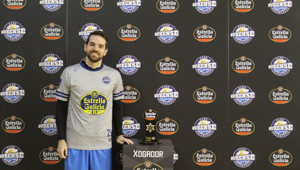 Mikel Úriz, Jugador Estrella Galicia del mes de octubre