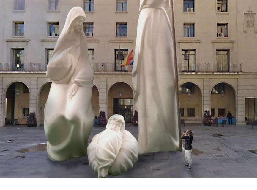 La original historia de la Virgen de Loreto en Santa Pola y el Belén gigante de Alicante en Dos de tres La original historia de la Virgen de Loreto en Santa Pola y el Belén gigante de Alicante en Dos de tres