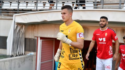 Tanis Marcellán, jugador del Real Murcia CF