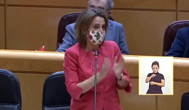 Teresa Ribera: "Me sorprende el cinismo de ustedes, no habiendo hecho nada, pide exenciones para los defraudadores. Cumplan la ley" Teresa Ribera: "Me sorprende el cinismo de ustedes, no habiendo hecho nada, pide exenciones para los defraudadores. Cumplan la ley"