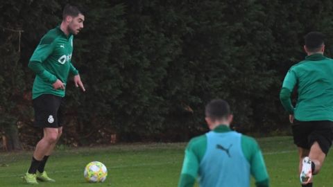 Jon Ander P&eacute;rez, delantero del Racing