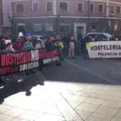 VÍDEO: Los hosteleros del norte de Palencia se concentran en Cervera de Pisuerga