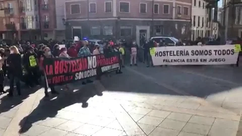 VÍDEO: Los hosteleros del norte de Palencia se concentran en Cervera de Pisuerga VÍDEO: Los hosteleros del norte de Palencia se concentran en Cervera de Pisuerga