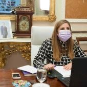 La presidenta de la Diputación de Cádiz, Irene García