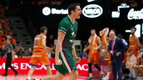 Carlos Suárez, jugador de Unicaja Carlos Suárez, jugador de Unicaja