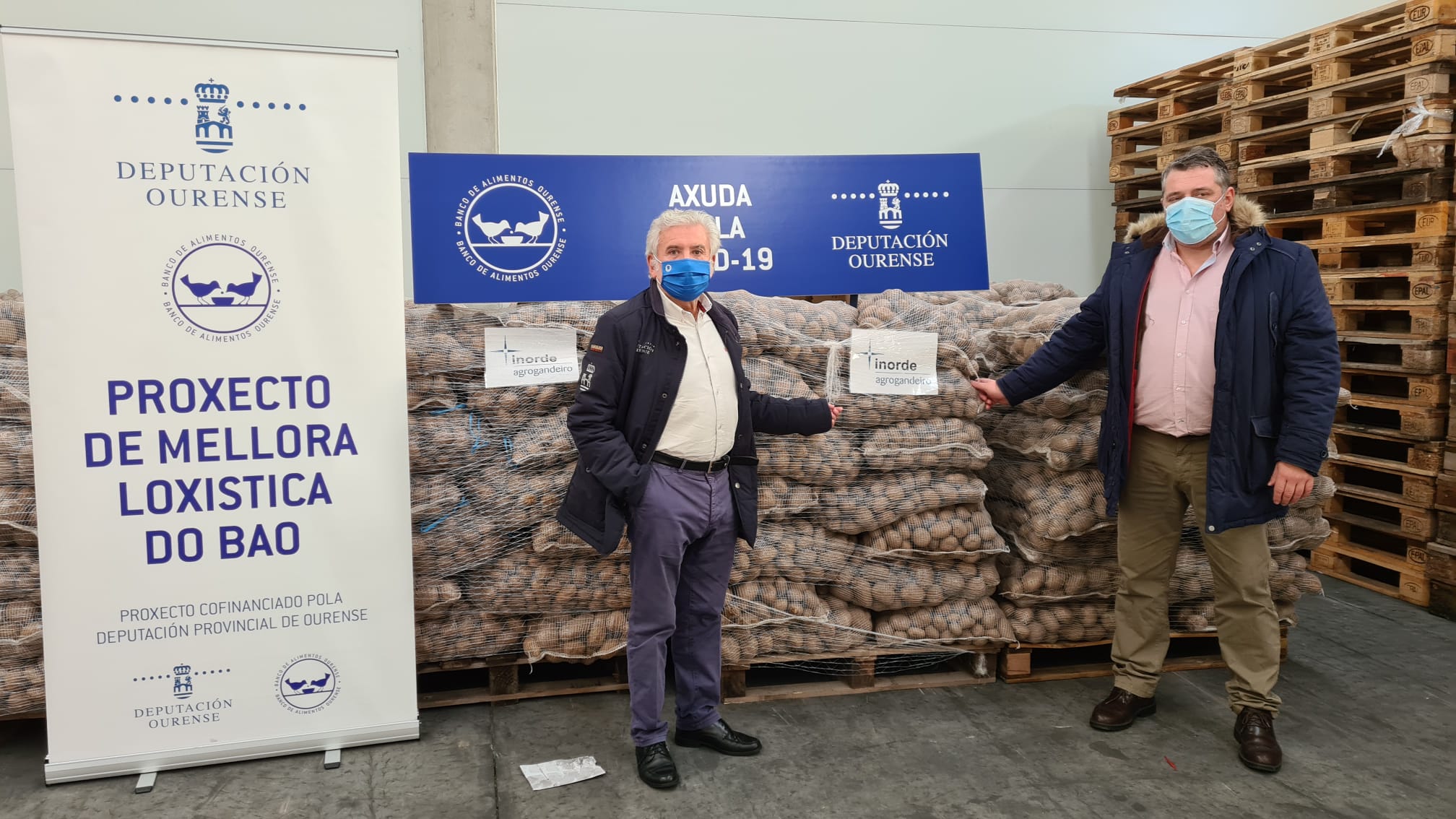 O Inorde colabora co Banco de Alimentos cunha doazón de 10.000 quilos de pataca O Inorde colabora co Banco de Alimentos cunha doazón de 10.000 quilos de pataca
