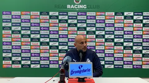Javier Rozada Javier Rozada, entrenador del Racing de Santander