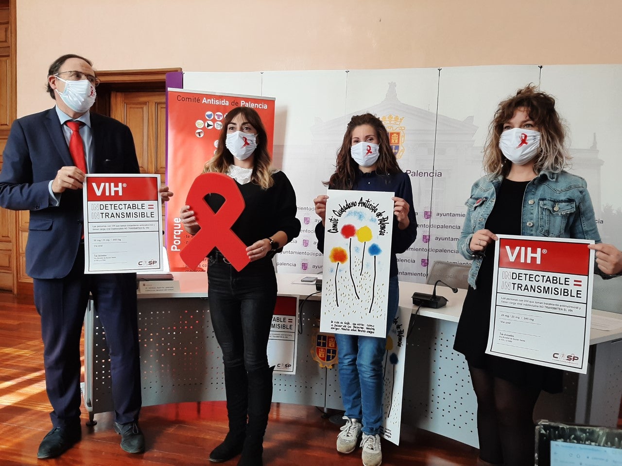 Ayuntamiento de Palencia colabora con el Comité Antisida en la difusión de la campaña de sensibilización #Hoymásquenunca Ayuntamiento de Palencia colabora con el Comité Antisida en la difusión de la campaña de sensibilización #Hoymásquenunca