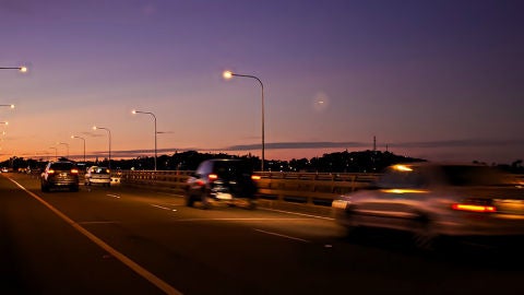 Conducir de noche