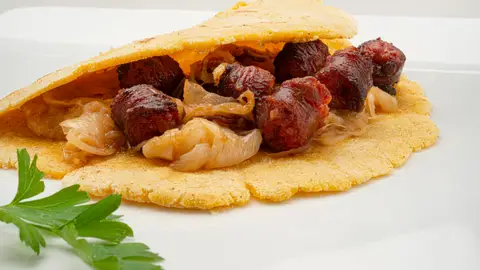 Receta de talo con Txistorra, por Joseba Arguiñano Cocina tradicional vasca