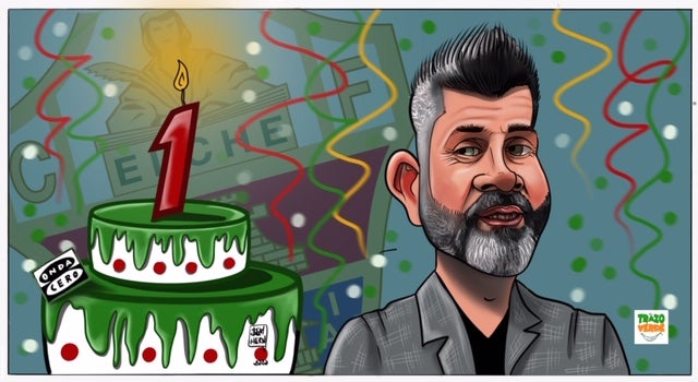 Christian Bragarnik cumple un año al frente del Elche Christian Bragarnik cumple un año al frente del Elche