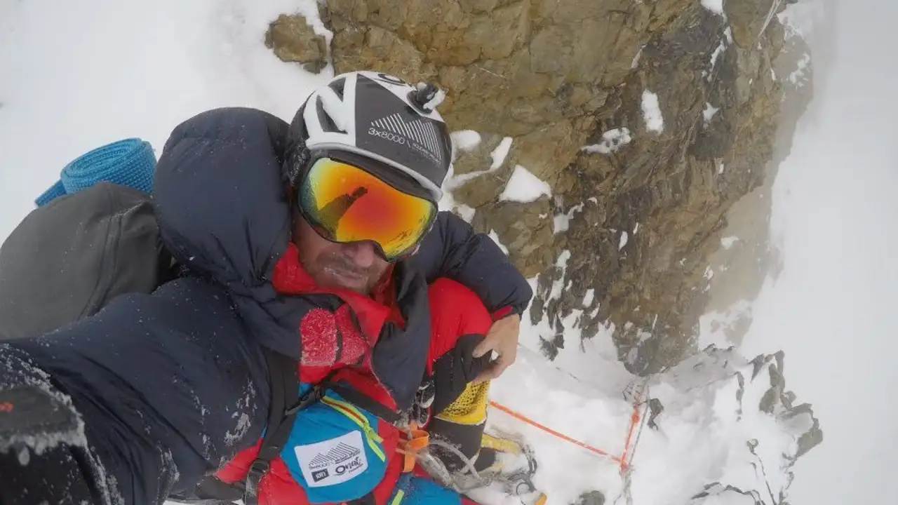 El alpinista Sergi Mingote El alpinista Sergi Mingote