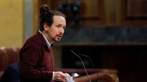 El l&iacute;der de Podemos y candidato a la Comunidad de Madrid, Pablo Iglesias