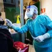 Pruebas de coronavirus en Italia