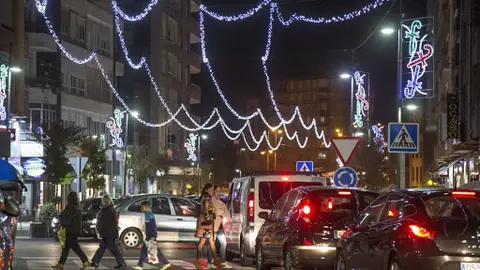 Luces de Navidad en Camargo