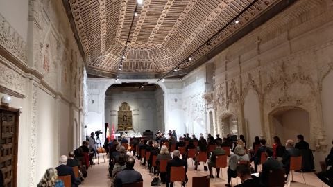 Entrega Medalla honor&iacute;fica de oro de la Universidad de Alcal&aacute;, Paraninfo UAH en Alcal&aacute; de Henares