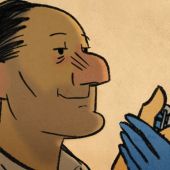 Fotograma de la película de animación francoespañola 'Josep', dirigida por el dibujante Aurel