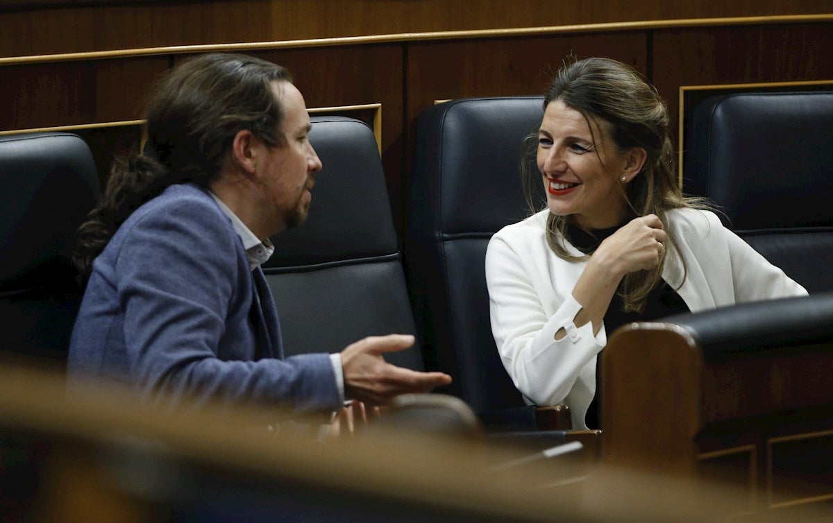 Iglesias "está estudiando" reducir la jornada laboral a 4 días, aunque hace dos días rechazara una enmienda similar en el Congreso Iglesias "está estudiando" reducir la jornada laboral a 4 días, aunque hace dos días rechazara una enmienda similar en el Congreso