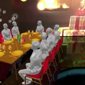 El modelo matemático que muestra el riesgo de contagio entre 10 personas en las cenas de Navidad El modelo matemático que muestra el riesgo de contagio entre 10 personas en las cenas de Navidad