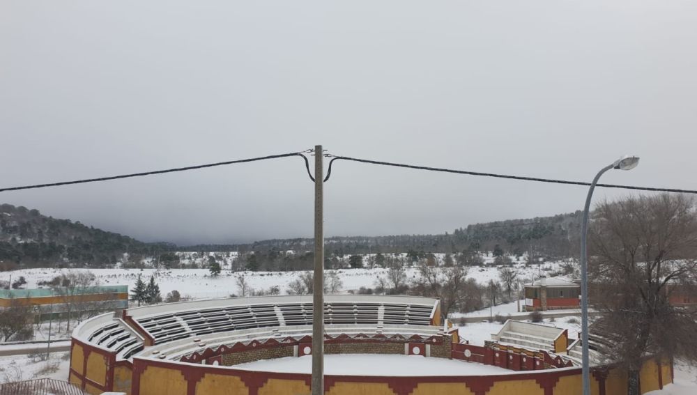Plaza de toros de Las Majadas, nevada