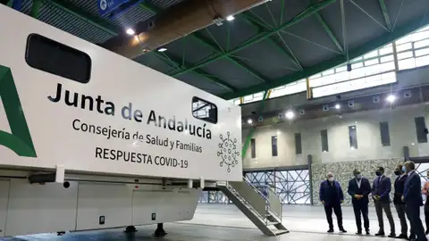 El camión de respuesta COVID-19 de la Junta