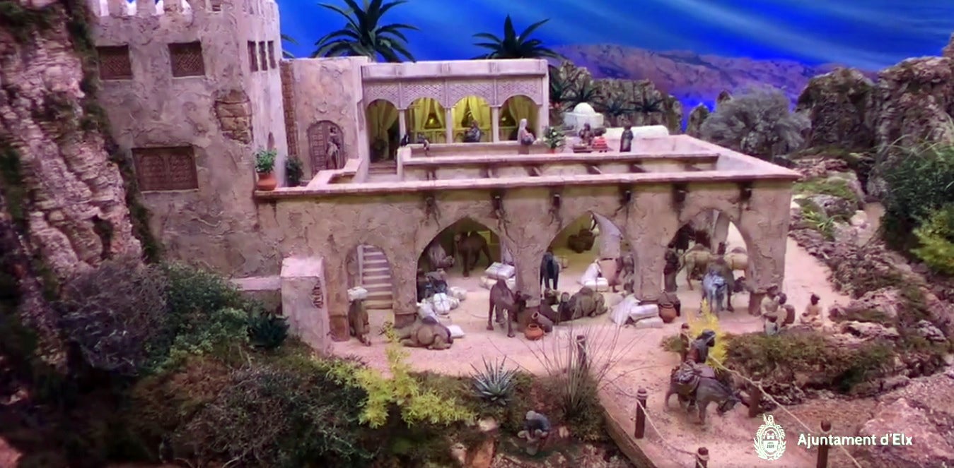 El belén municipal de Elche se podrá visitar en la Glorieta hasta el 18 de enero El belén municipal de Elche se podrá visitar en la Glorieta hasta el 18 de enero