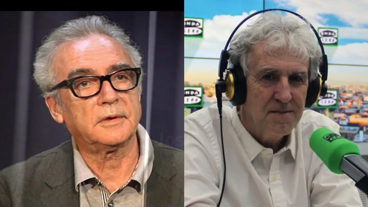 Juan José Millás y Juan Luis Arsuaga. Juan José Millás y Juan Luis Arsuaga.