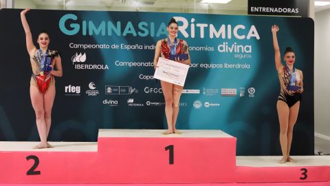 Maider Orbe, campeona de Espa&ntilde;a de r&iacute;tmica