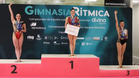 Maider Orbe, campeona de España de rítmica Maider Orbe, campeona de España de rítmica
