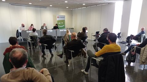 Reunión de Joan Baldoví en Elche con entidades sociales. Reunión de Joan Baldoví en Elche con entidades sociales.