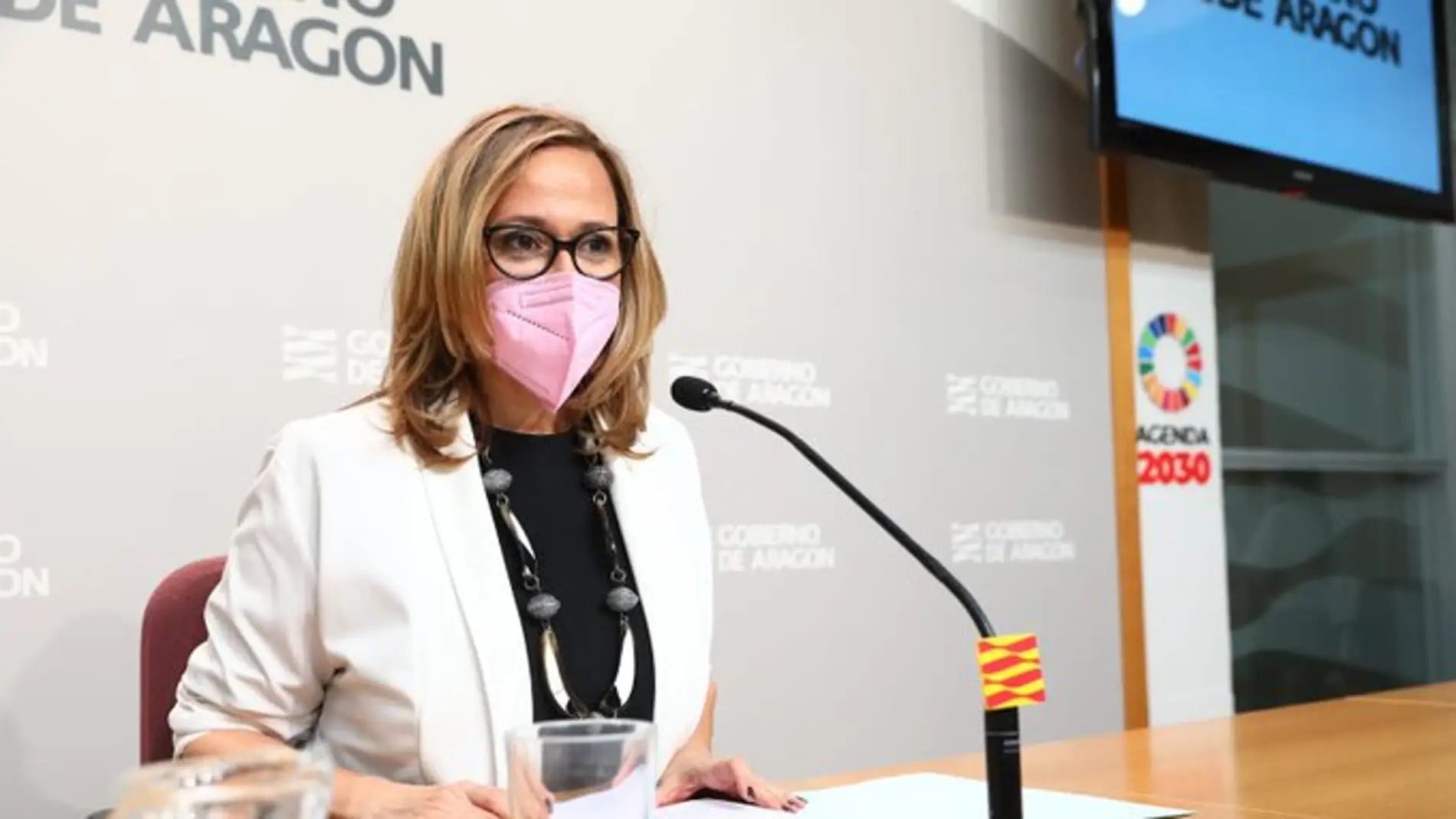 Consejera de Presidencia del Gobierno de Aragón, Mayte Pérez