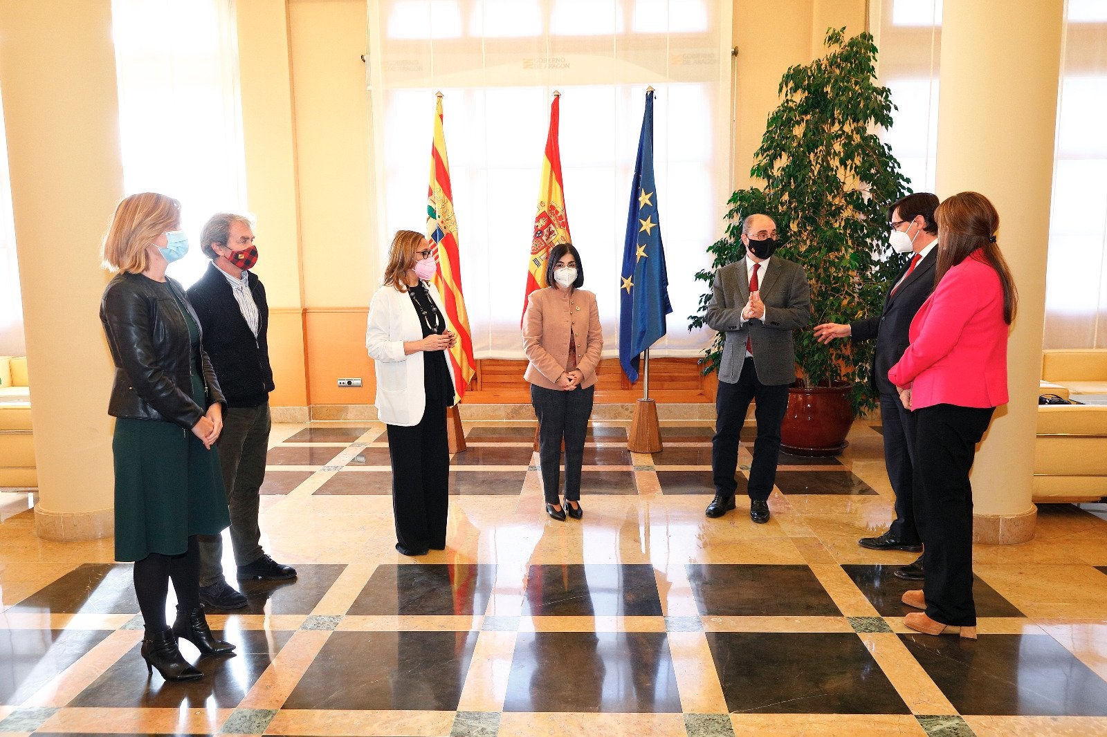 Illa y Darias presidente la Interterritorial desde Zaragoza Illa y Darias presidente la Interterritorial desde Zaragoza