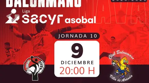 partido del Balonmano Nava Segovia