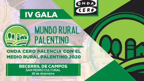 Onda Cero Palencia celebra el 18 de diciembre la IV edición de los Premios Mundo Rural Palentino Mundo Rural Palentino