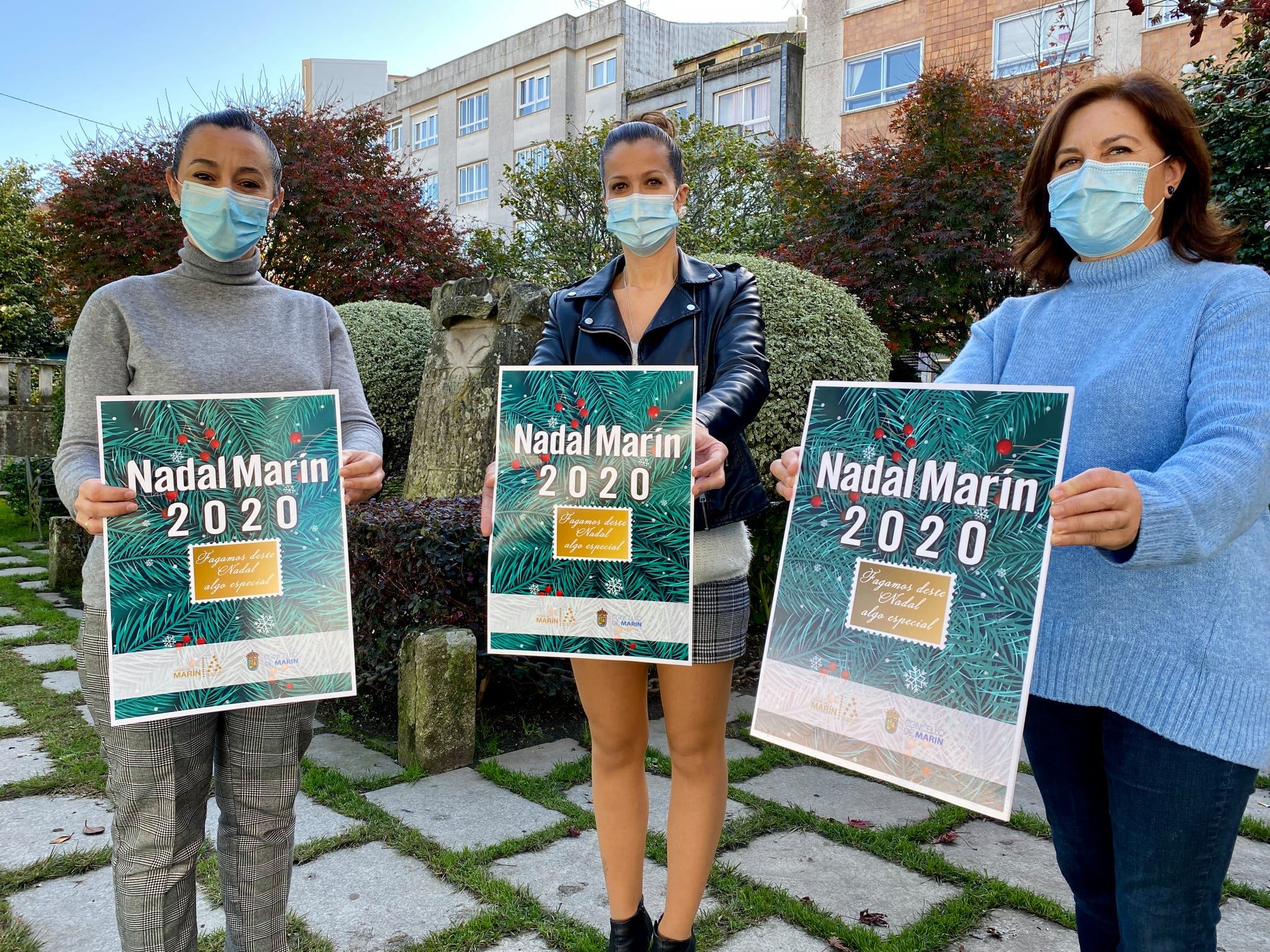 Marián Sanmartín: "Queremos que esta Navidad sirva en Marín para apoyar a los nuestros: comercio y hostelería" Marián Sanmartín: "Queremos que esta Navidad sirva en Marín para apoyar a los nuestros: comercio y hostelería"