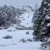 ¿Punto de nieve en La Mogorrita (Cuenca)?