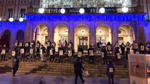 Hostelería, ocio nocturno y cultura se vuelven a manifestar en Ferrol para demandar ayudas económicas que no llegan