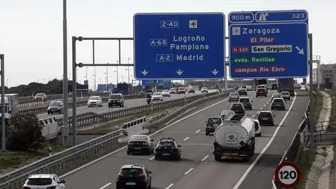 Salida de Zaragoza