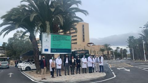 El Hospital General Universitario de Elche cuenta con acceso remodelado. 