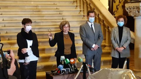 Entrega de la llave del Pazo de Meir&aacute;s