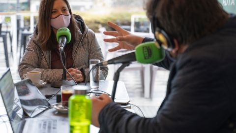 La alcaldesa de San Fernando, Patricia Cavada, con Jaime &Aacute;lvarez