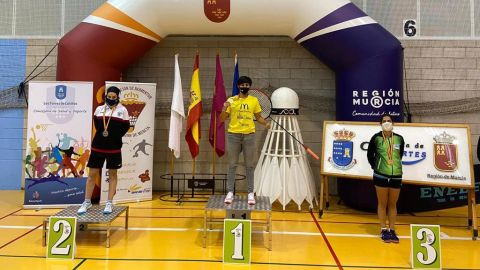 Dina Abouzeid, campeona de Espa&ntilde;a de b&aacute;dminton.