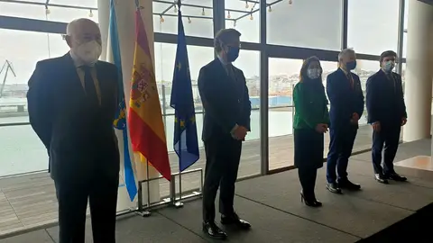 Martín Fernández Prado toma posesión al frente de la Autoridad Portuaria coruñesa Acto de toma de posesión
