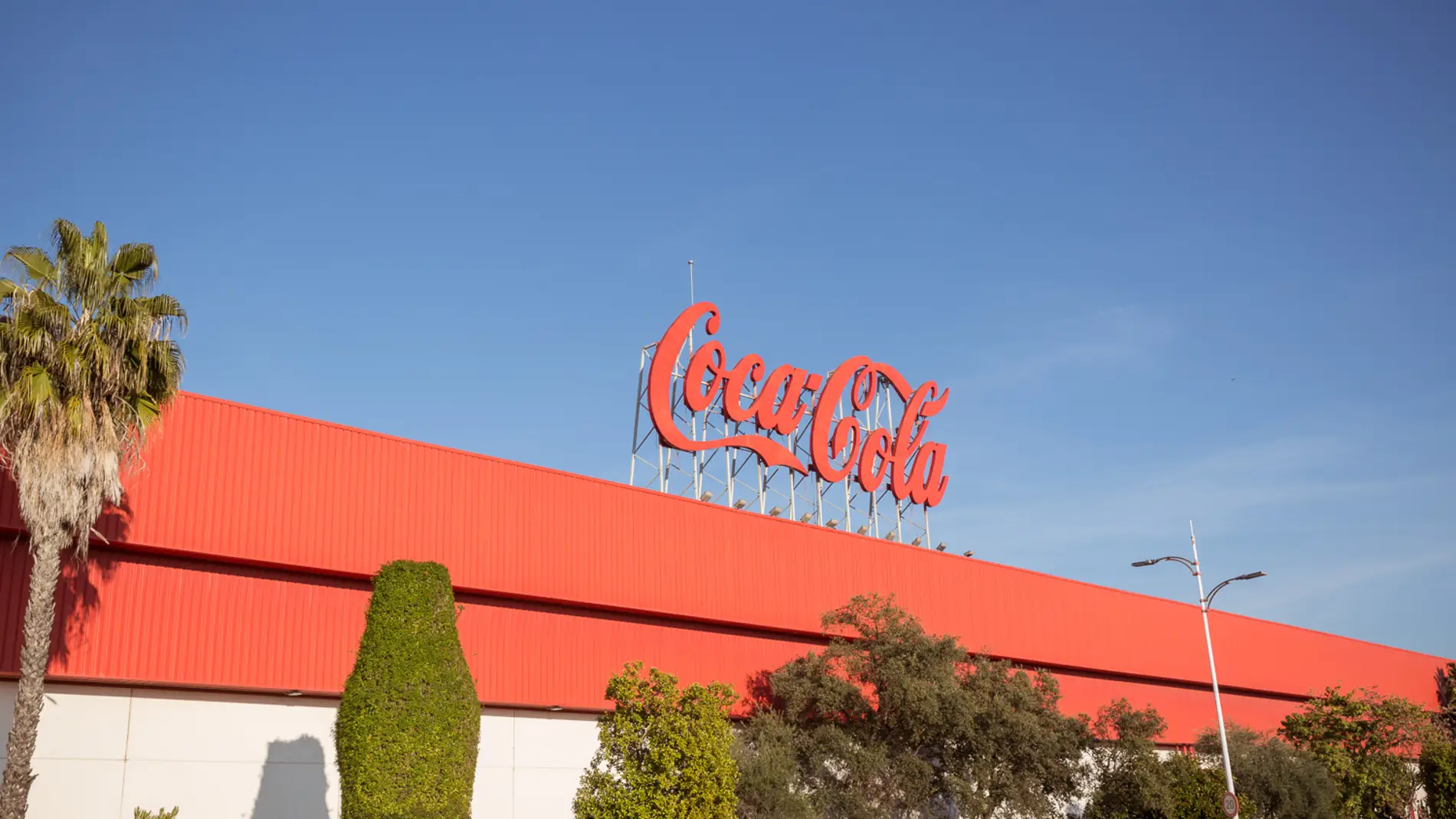 La fachada de Coca-Cola.