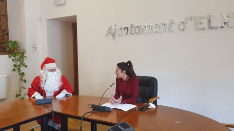 Pap&aacute; Noel en el Ayuntamiento de Elche. 