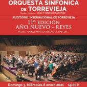 Los días 3 y 6 de Enero a las 19 horas en el Auditorio Internacional de Torrevieja 