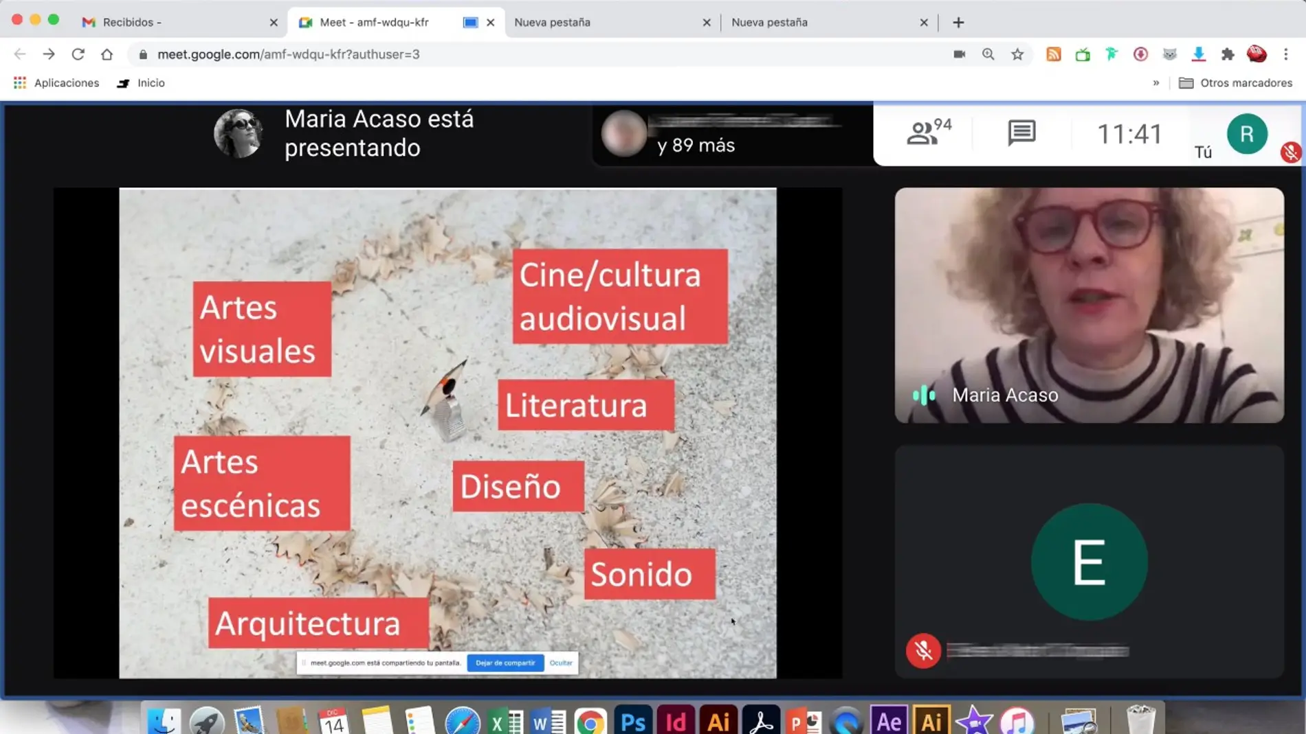 María Acaso es una productora cultural cuyos proyectos se centran en desarrollar una educación contemporánea y en transformar los formatos de transmisión del conocimiento 